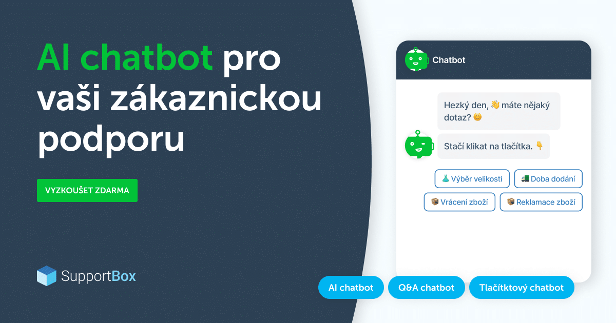 Samostatný chatbot pro váš e-shop - SupportBox.cz