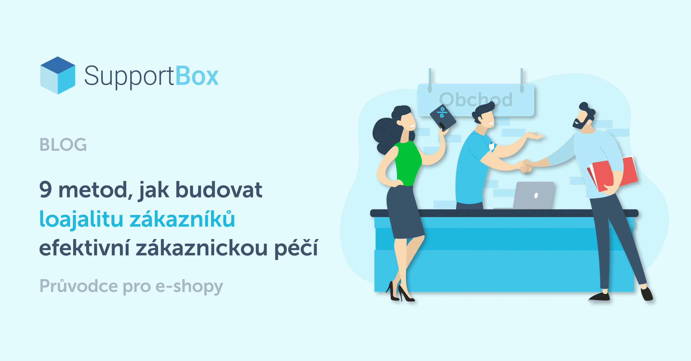 loajální zákazníci nakupují a usmívají se