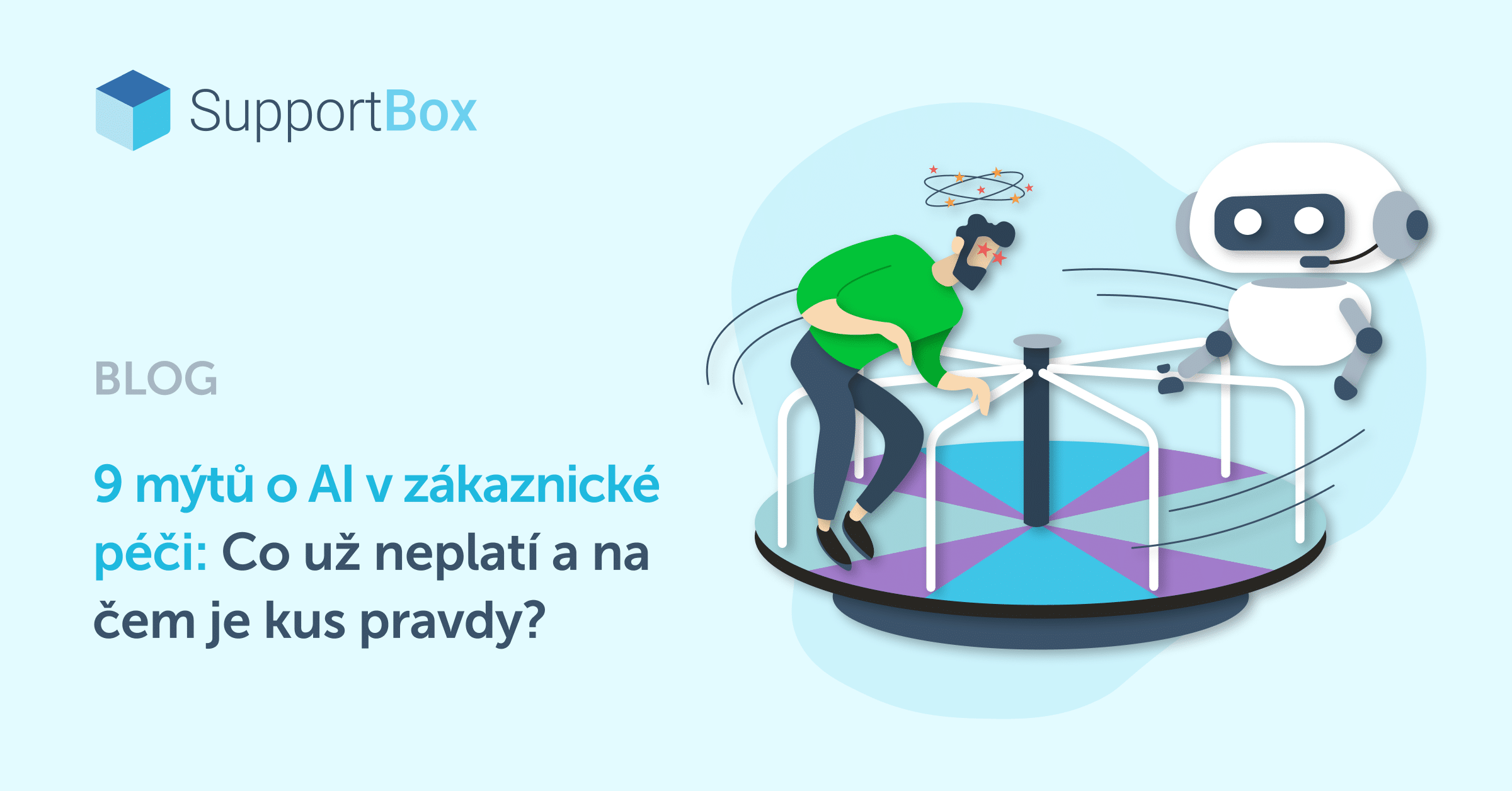 Článek o mýtech ohledně umělé inteligence v oblasti zákaznické podpory