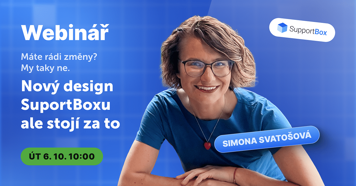 Webinář redesign SupportBoxu